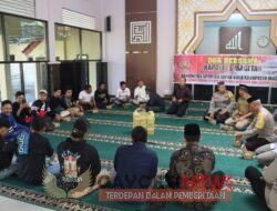 Polres Magetan Bersama Komunitas Suporter Bola Magetan Gelar Doa Besama Untuk Korban Tragedi Kanjuruhan Malang