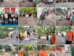 Warga Pagadungan Apresiasi Pembangunan Jalan Pakai Dana Pribadi Oleh Sosok Abah Sangadiah