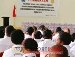 PEMBUKAAN PELATIHAN DASAR CPNS GOLONGAN ll DAN IIl DI LINGKUNGAN PEMERINTAH KABUPATEN YALIMO BEKERJASAMA DENGAN PEMERINTAH PROVINSI PAPUA TAHUN 2022