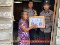 Polsek Budong-Budong Distribusikan Bantuan Sosial Untuk Masyarakat Kurang Mampu