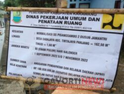 “Terima kasih” Warga Jamantri Desa Sabajaya Adanya Pembagunan TPT
