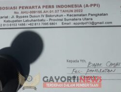 Warga Dilarang Berjualan,Ketua DPD A-PPI Labuhanbatu Surati Camat