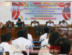 Sosialisasi Gerakan Nasional Revolusi Mental Bagi Aparatur Sipil Negara di Lingkungan Pemerintah Kabupaten Karo