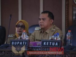Bupati Labuhanbatu Mengikuti Rapat Paripurna DPRD Dalam Rangka Pengesahan Peraturan Daerah Penyelenggaraan Penanggulangan Bencana