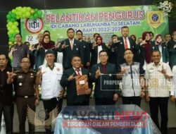 Bupati Labusel Hadiri Pelantikan Pengurus IDI Cabang Labusel Masa Bakti 2022-2025