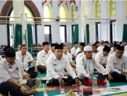 Memperingati Maulid Nabi Muhammad SAW puluhan ASN dan Honorer di lingkup Pemkab Siak menghadiri tausiah agama