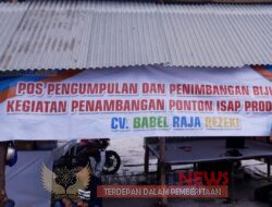 SatPolairud Polres Pangkalpinang Amankan 3 unit ponton PIP Binaan CV BRR dan Menyerahkan Berkas Pelimpahan Ke wilayah Hukum Polair Bangka Tengah