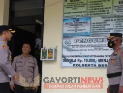 Polres Tanah Karo Sidak ke Polsek Berastagi