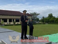 Polres Bangka Barat Laksanakan Upacara Peringati Hari Pahlawan Ke-77 Tahun 2022
