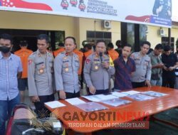 Press Release Ops Sikat Marano 2022 Polres Polman 