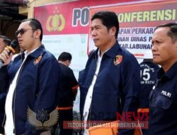 Polres Labuhanbatu Tahan Para Tersangka Korupsi Perjalanan Dinas Fiktif