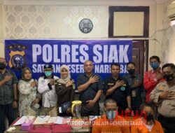 Bentuk Keseriusan Berantas Narkoba Polres Siak Kembali Musnahkan Barang Bukti Jenis Shabu Seberat 21,89 Gram