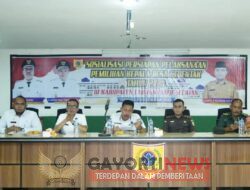 Bupati Labusel Hadiri Sosialisasi Persiapan Pelaksanaan Pilkades Serentak Tahun 2023 Di Kabupaten Labusel