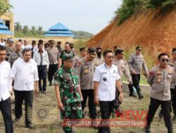 Kapolda Sumut Meninjau Langsung Kesiapan Kantor Sementara Polres Labuhanbatu Selatan