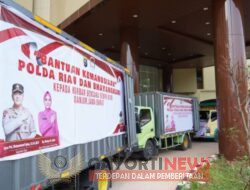 Bantuan Kemanusiaan Polda Riau untuk Korban Gempa Cianjur Tiba Di Jakarta.