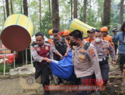 Kapolres Magetan Pimpin Evakuasi Korban Laka Bus Pariwisata di Sarangan