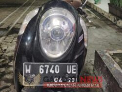 Kapolsek Bubutan Kompol Ade Christian Manapa melalui kanit Ipda Vian Wijaya tangkap maling motor 