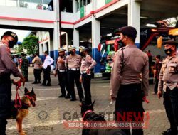 Polresta Sidoarjo Siagakan Anjing Pelacak Jelang Nataru