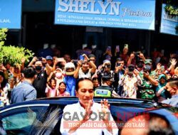 Presiden Jokowi Berbagi Bantuan di Pasar Rejoso Nganjuk, Polda Jatim Lakukan Pengamanan VVIP