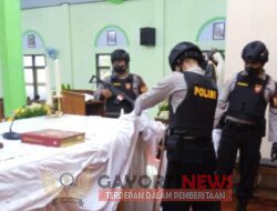 Polres Blitar Lakukan Sterilisasi di sejumlah Gereja