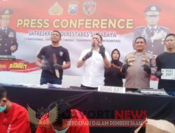  Pencurian spesialis kos kosan diringkus Tim opsional unit Resmob satreskrim Polrestabes Surabaya