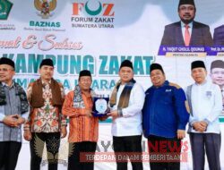 Bupati Labuhanbatu dan Wakil Bupati Labuhanbatu Hadiri Peresmian Kampung Zakat