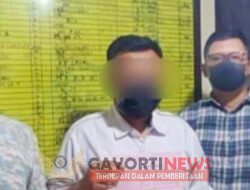 Perangkat desa asal Blitar, diamankan Satreskrim Polres Tulungagung. 