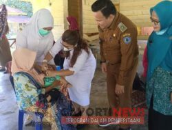 Pemdes Desa N4 Aek Nabara Laksanakan Sub-PIN Polio Tahun 2023