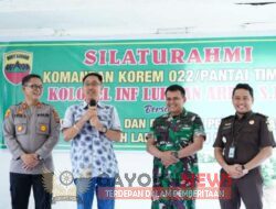 Bupati Labuhanbatu Selatan Sambut Kunjungan Silaturahmi Danrem 022/PT