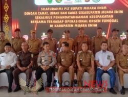 245 Kepala Desa Beserta Seluruh Camat Sekabupaten Muara Enim Silaturahmi Dengan PLT Bupati Muara Enim