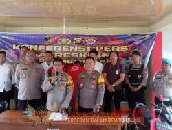 Waka Polres Muara Enim Konferensi PERS Curi Motor