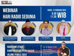 Jadi Pembicara Webinar di KPID Jatim, Yordan M. Batara Goa Suarakan Perdamaian Jelang Pemilu 2023