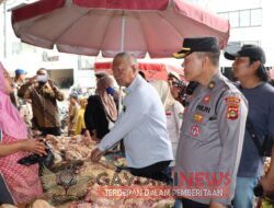 Antisipasi Lonjakan Harga Jelang Ramadhan Polres Muara Enim Bersama Stakeholder Terkait Sidak ke Pasar