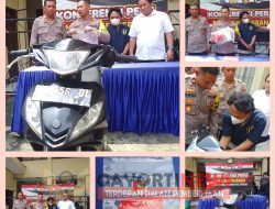 Pencuri motor berakhir di hotel prodeo Polsek Kenjeran