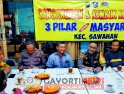 Kapolsek Sawahan Polrestabes Surabaya Kompol Eko Cipto Mangko dialog warga