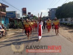 GMI Elohim Aek Nabara Distrik 7 Wilayah I Adakan Pawai Fragmen Kehidupan Tuhan Yesus di Kayu Salib