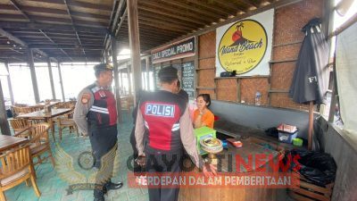 Samapta Polsek Kuta Utara Tingkatkan Patroli Wujudkan Wilayah Yang Kondusif