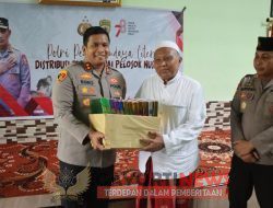 Kapolres Bondowoso Berbagi Buku Wujud Polri Peduli Literasi,Jumat Curhat di Ponpes Nurul Burhan