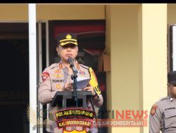 **KAPOLRES KETAPANG PIMPIN APEL GELAR PASUKAN OPERASI ZEBRA KAPUAS 2023**
