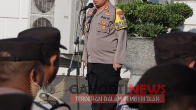 *Polrestabes Surabaya Gelar Apel Serentak Bhabinkamtibmas Polsek Jajaran*