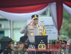 *Kepolisian Daerah Kalimantan Barat Laksanakan Apel Gelar Pasukan Operasi Mantap Brata 2023-2024*