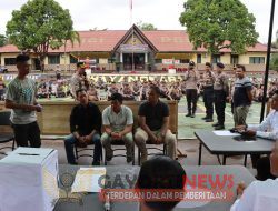 *Waka Polres Melawi Pimpin Simulasi Parsial Tupoksi Polri Dalam Pengamanan Pemilu 2024*