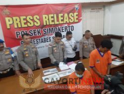 Terdesak kebutuhan pasutri penjual buah nekat melakukan curanmor di wilayah hukum Polsek Simokerto