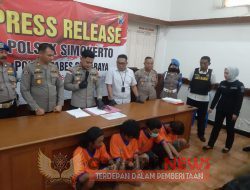 Gerak cepat Polsek Simokerto berhasil menangkap pelaku pencurian gudang Sidotopo