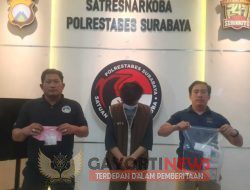 Penghuni Kos Jalan Pumpungan Surabaya diringkus oleh Sat Res Narkoba Polrestabes Surabaya