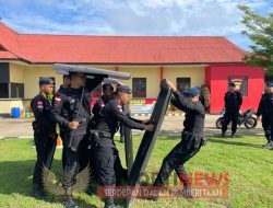 Pertajam Kemampuan Personel Brimob Kalbar Terus Laksanakan Latihan