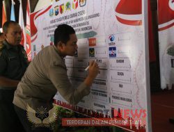 Kapolres Tulungagung : TNI dan POLRI Akan Menjaga Netralitas , Deklarasi pemilu damai