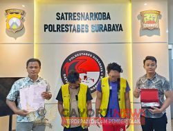 Kakak Adik warga karang gayam Tambaksari Surabaya diamankan Satresnarkoba Polrestabes Surabaya