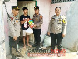 Polsek Pontianak Barat salurkan Bantuan Untuk Warga Masyarakat yang membutuhkan.