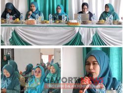 Ny. Annisa Wanda Rio Laka Dewa Pimpin Arisan Bulanan Tim PKK Di Desa Tanjung Mulia Tanjung Morawa